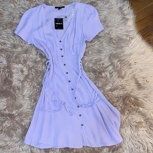 NWT lilac orchid woven dress Forever 21 size small